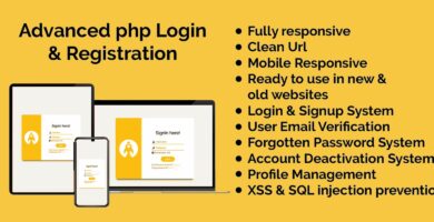 Login And Registration System – PHP Script