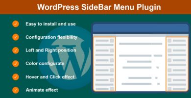 SideBar Menu For WordPress Plugin