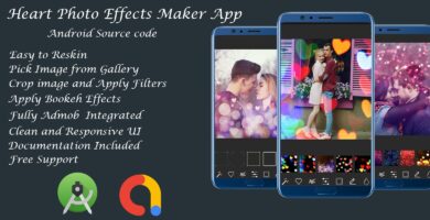 Heart Photo Effects Maker App- Android Studio Code