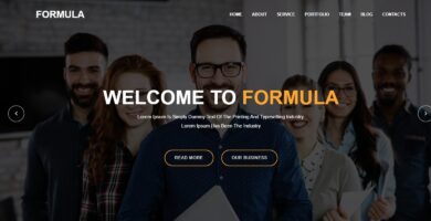 Formula – Material Design Agency Template