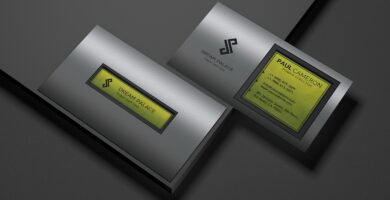 High-End Steel Business Card