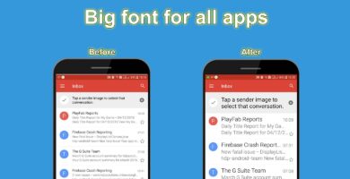 Big font – Android Source Code