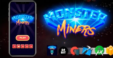 Monster Miners – Buildbox Template