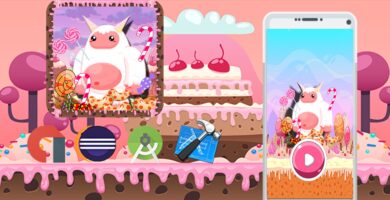 Sweet Candy Yeti Adventure – Template Buildbox