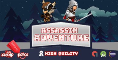 Assassin Adventure Game – Buildbox Template