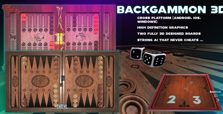 Backgammon 3D – Unity 3D Complete Project