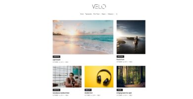Velo – Minimal Blog WordPress Theme