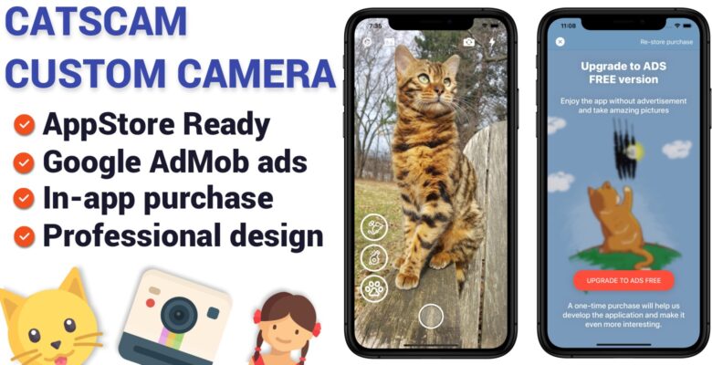 CatsCam – iOS Custom Camera Source Code