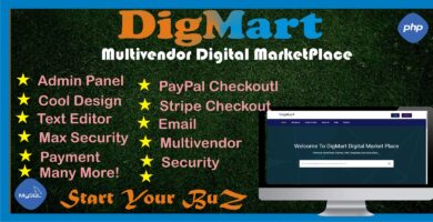 DigMart – Multivendor Digital MarketPlace PHP
