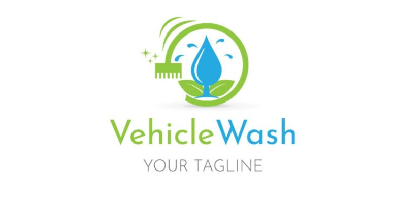 Water Drop Clean Logo