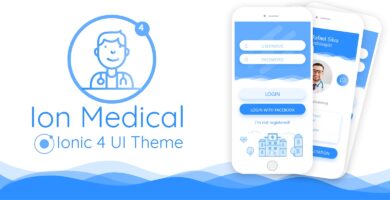 Ion Medical – Ionic 4 Medical Center UI Theme