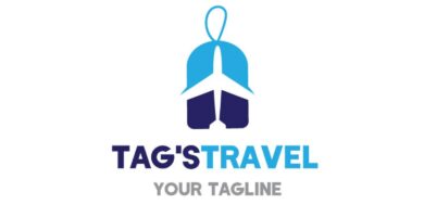 Sale Tag Travel Logo