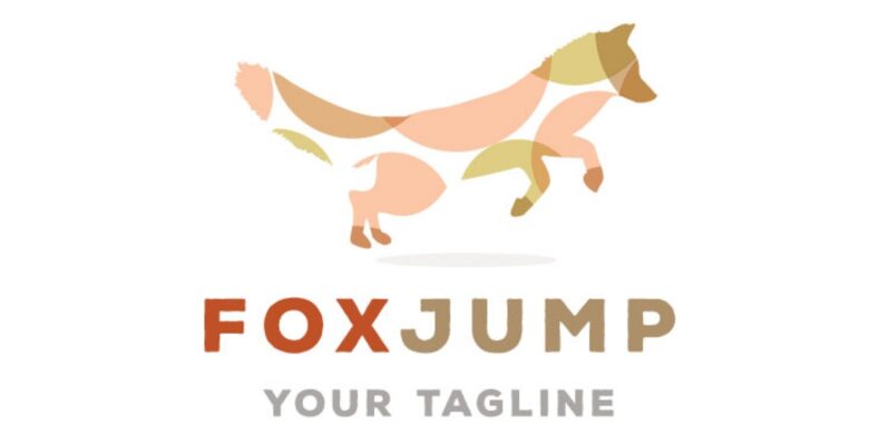Fox Shape Logo Design