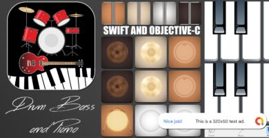 Drum And Bass App For iPhone With AdMob Banner