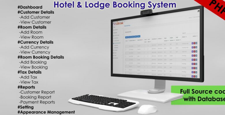 Hotel and Lodge Booking System PHP Script