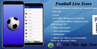 Football Live Score – Android Source Code