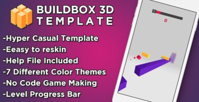 Flippy Cube – Buildbox 3D Hyper Casual Game