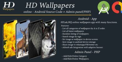 HD Wallpaper – Android Template With Admin Panel