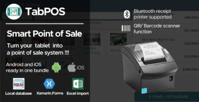 Tablet Point Of Sale Application Xamarin Forms