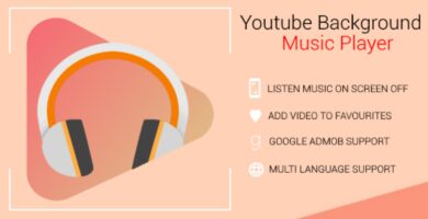 Youtube Background Music Player Android Template