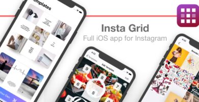 Insta Grid – Full iOS App Template