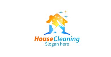 Cleaning Service Logo with Eco Friendly 10