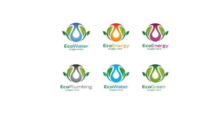 Natural Green Tree Logo with Ecology Leaf Design 7