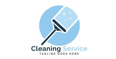 Cleaning Service Logo Design.