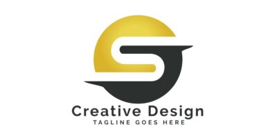 Initial Letter S Logo Design