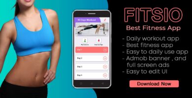 Fitsio – Android Fitness Workout App