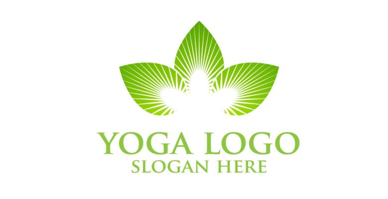 Yoga and Lotus Logo 1