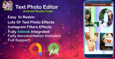 Amazing Text Photo Editor – Android Studio Code