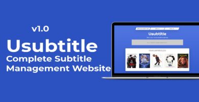 Usubtitle – Complete Subtitle Management Website