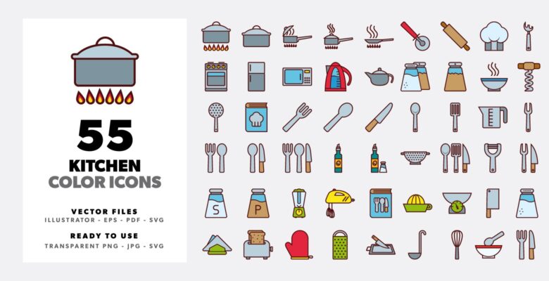 Kitchen Color Icons