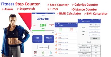 Fitness Step Counter – Android App Template