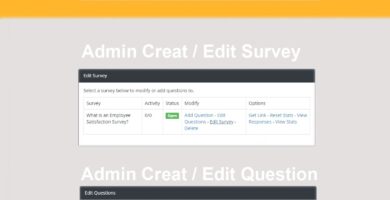 Survey QA Wizard System PHP