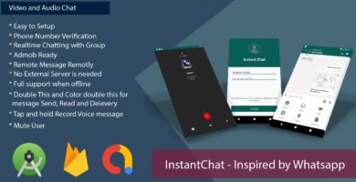 InstantChat  – Android Chat App Source Code