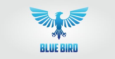 Blue Bird – Animal Logo