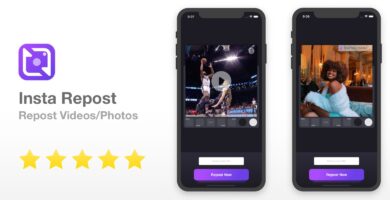 Insta Repost – Full iOS App Template