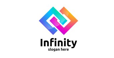 Infinity Loop Logo Design 6