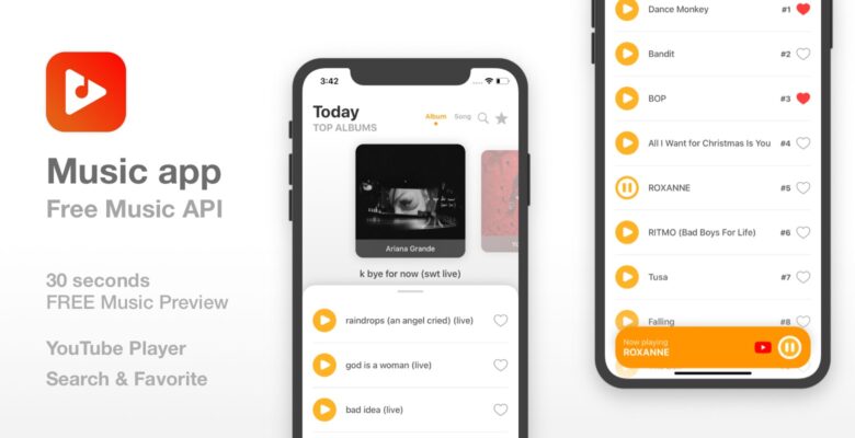 Music Streaming app –  iOS App Template