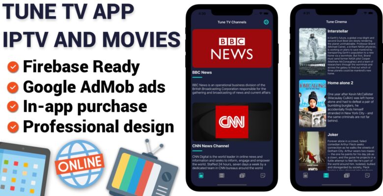 Tune TV – IPTV And Movies iOS Application