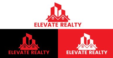 Real Estate Property Rent Logo Design Template