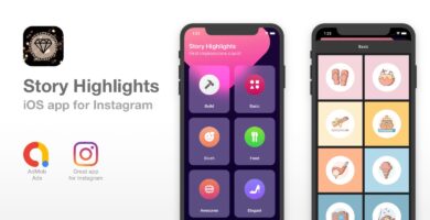 Story Highlights For Instagram – iOS App Template