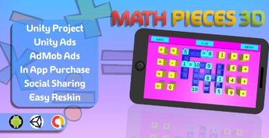 Math Pieces 3D – Complete Unity Project