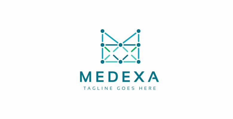 Medexa M Letter Logo