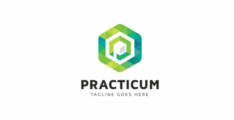 Practicum P Letter Logo