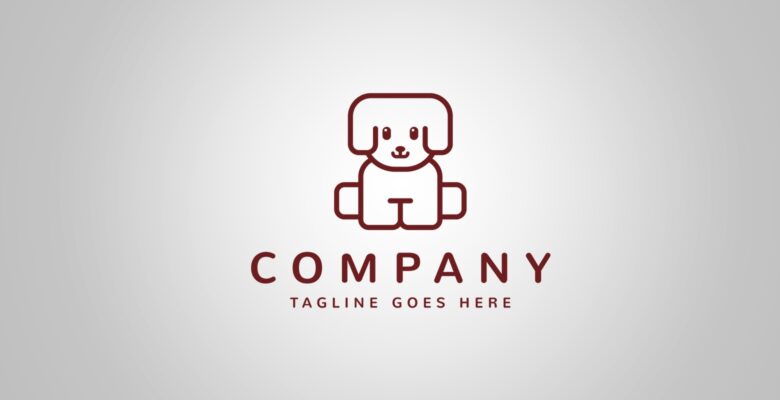 Puppy Logo Template