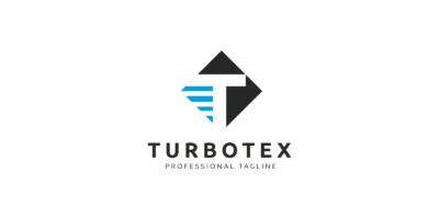 Turbotex T Letter Logo