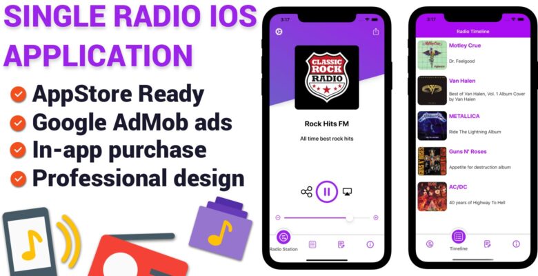 Single Station Radio – iOS App Template